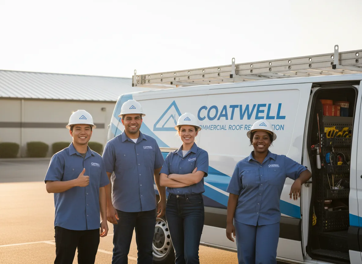 Commercial roof coating company in Poynor, TX